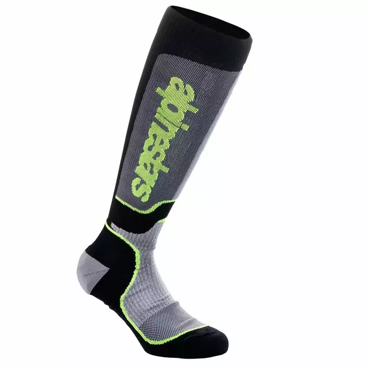 Alpinestars Strumpor MX Plus Svart/Grå/F - Basplagg och Övrigt - D452169 - 1