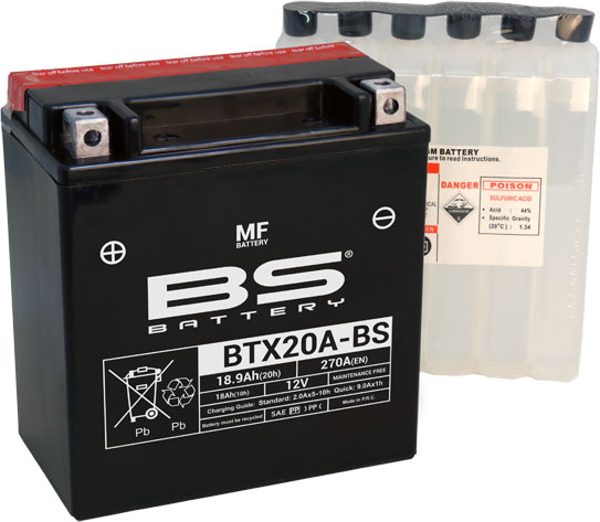 BS Batteri BTX20A-BS MF (cp) Mainteance - MC Universaldelar och Verktyg - D151299 - 1