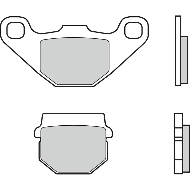 Brembo Bromsbelägg Carbon Ceramic - Bromsbelägg - D6119 - 1