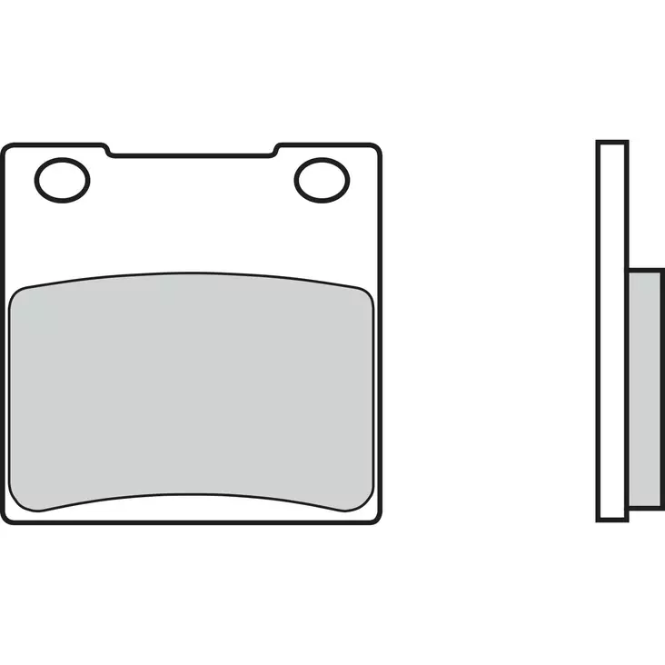 Brembo Bromsbelägg Sintered Rear Road - Bromsbelägg - D6149 - 1