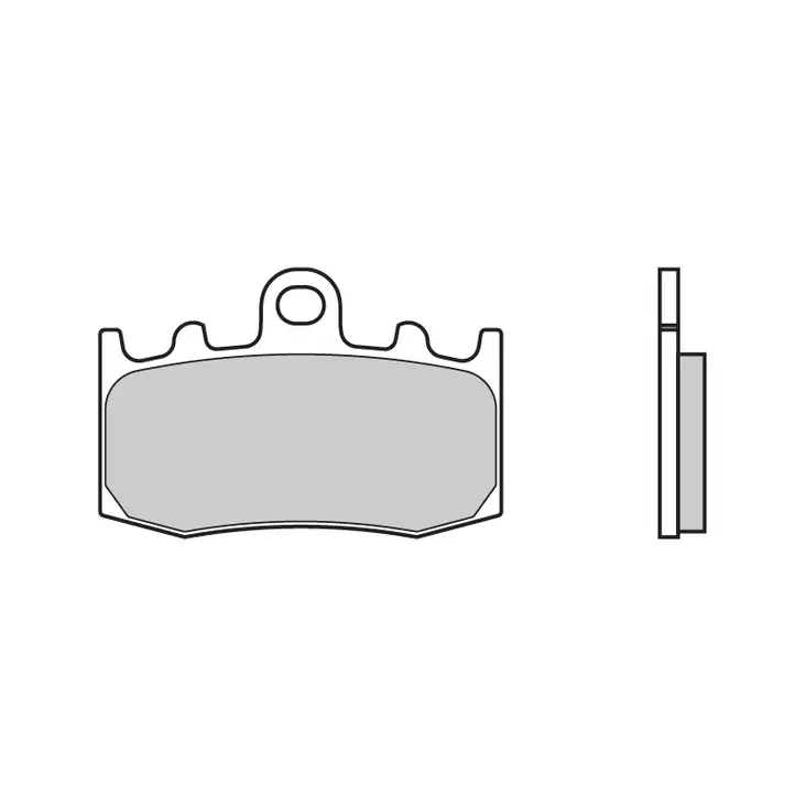 Brembo Bromsklossats Carbon-Ceramic - Bromsbelägg - D114319 - 1