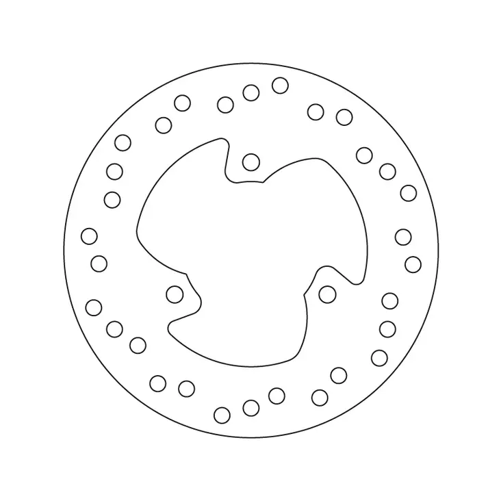 Brembo Serie Oro bromsskiva - Bromsskivor - D6239 - 1