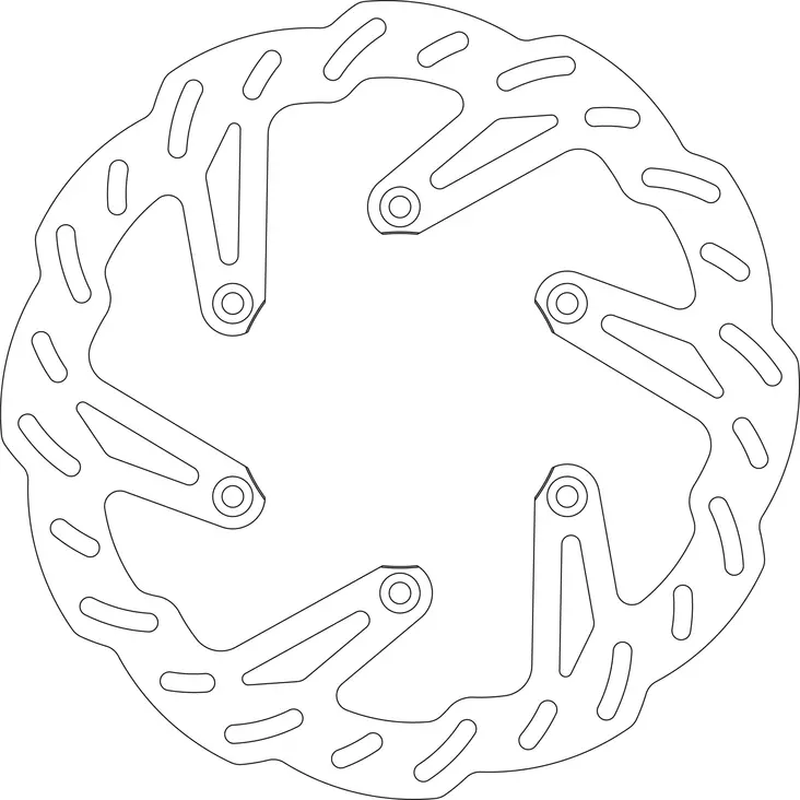 GOLDFREN Bromsskiva Fram GAS alla 97-13 - Bromsskivor - D19389 - 1
