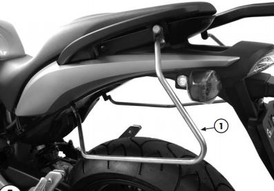 Givi Sidväskhållare för softbags Hornet - Monteringsatser & Pakethållare - D165369 - 1