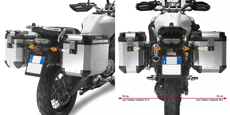 Givi Tubular pannier holder Trekker Outb - Monteringsatser & Pakethållare - D10309 - 1