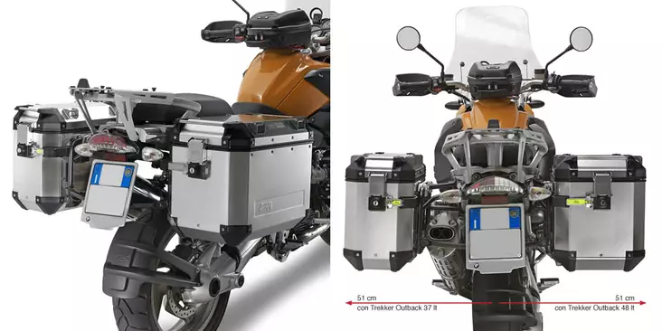 Givi Tubular pannier holder for Trekker - Monteringsatser & Pakethållare - D10349 - 1