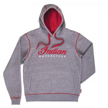 INDIAN LOGO HOODIE GRÅ - Casual Kläder & Personliga Tillbehör - 74759 - 1