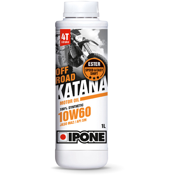 Ipone Katana OFF ROAD 10W60 1L (15) - Motorcykeloljor 4T - D71289 - 1