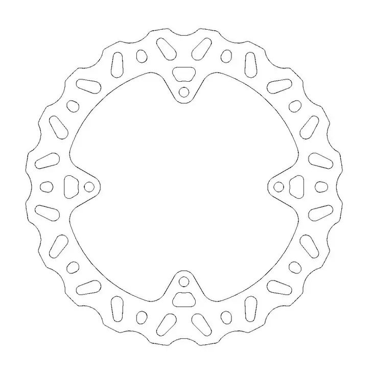 Moto-Master Nitro Bromsskiva bak KTM: SX - Bromsskivor - D135209 - 1