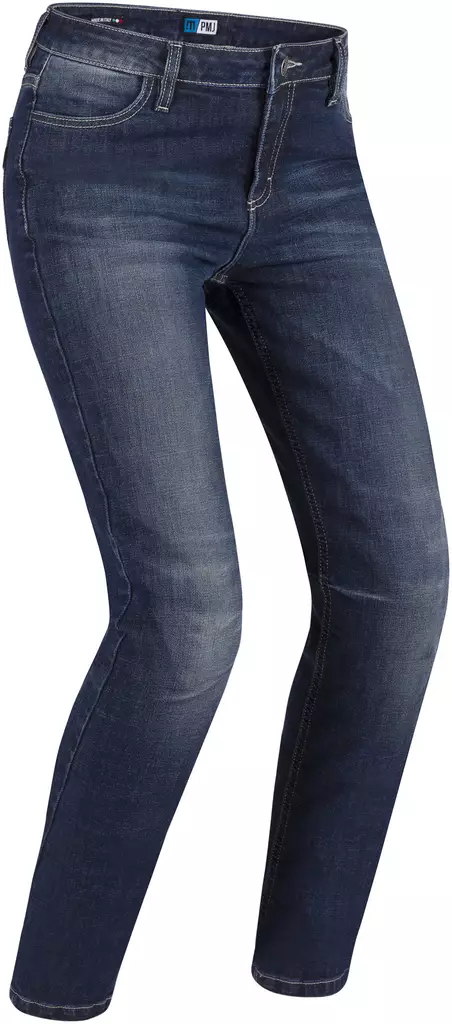 PMJ Jeans New Rider Dam Blå (single laye - Kevlar Jeans & Textil Byxor - D369729 - 1