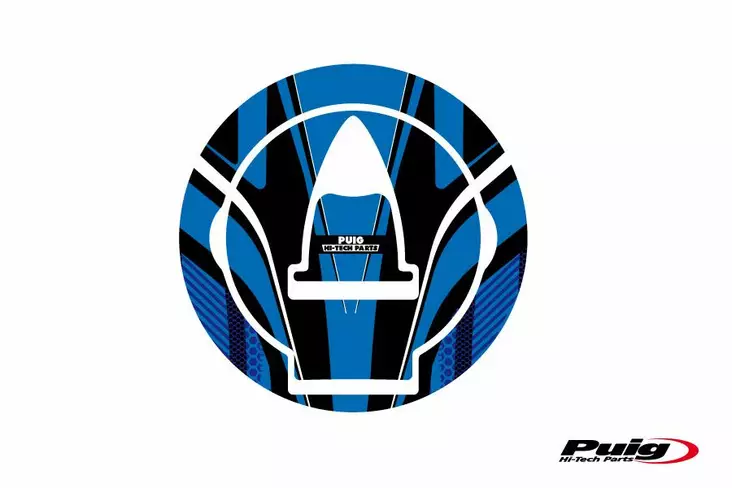 Puig Fuel Cap Cover Radical Ducati C/Blu - Modellspecefika dekaler - D183259 - 1