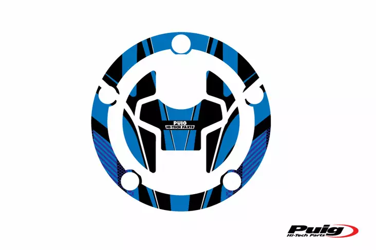 Puig Fuel Cap Cover Radikal Suzuki C/Blu - Modellspecefika dekaler - D187029 - 1