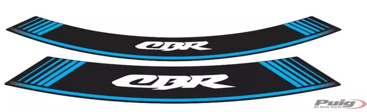 Puig Kit 8 Rim Strips Cbr C/Blue - Fälgdekaler - D182439 - 1
