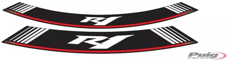 Puig Kit 8 Rim Strips R1 C/Silver - Fälgdekaler - D182449 - 1