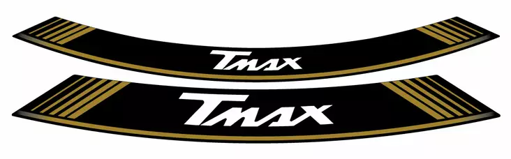 Puig Kit 8 Rim Strips T-Max C/Gold - Fälgdekaler - D182459 - 1