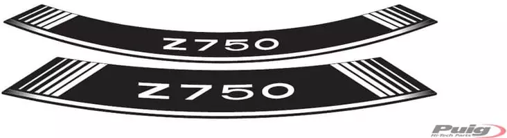 Puig Kit 8 Rim Strips Z750 C/White - Fälgdekaler - D182469 - 1