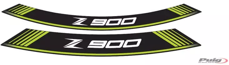Puig Kit 8 Rim Strips Z900 C/Green - Fälgdekaler - D186099 - 1