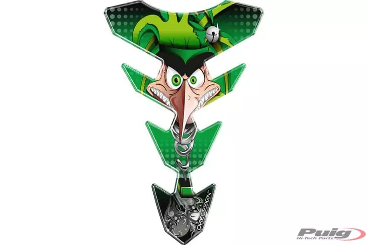 Puig Tankpad Tankskydd Joker C/Green - Tankskydd - D183589 - 1