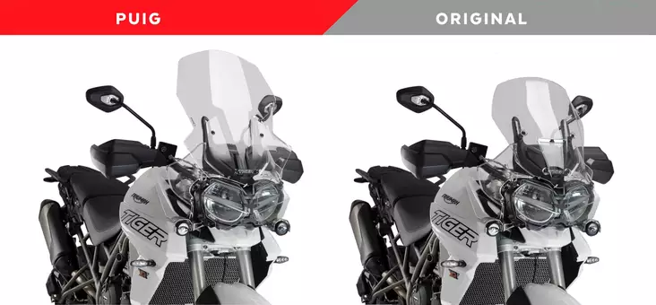Puig Touring Screen Tiger 800/Xc/Xr/Xrx/ - Vindskydd - D186659 - 1