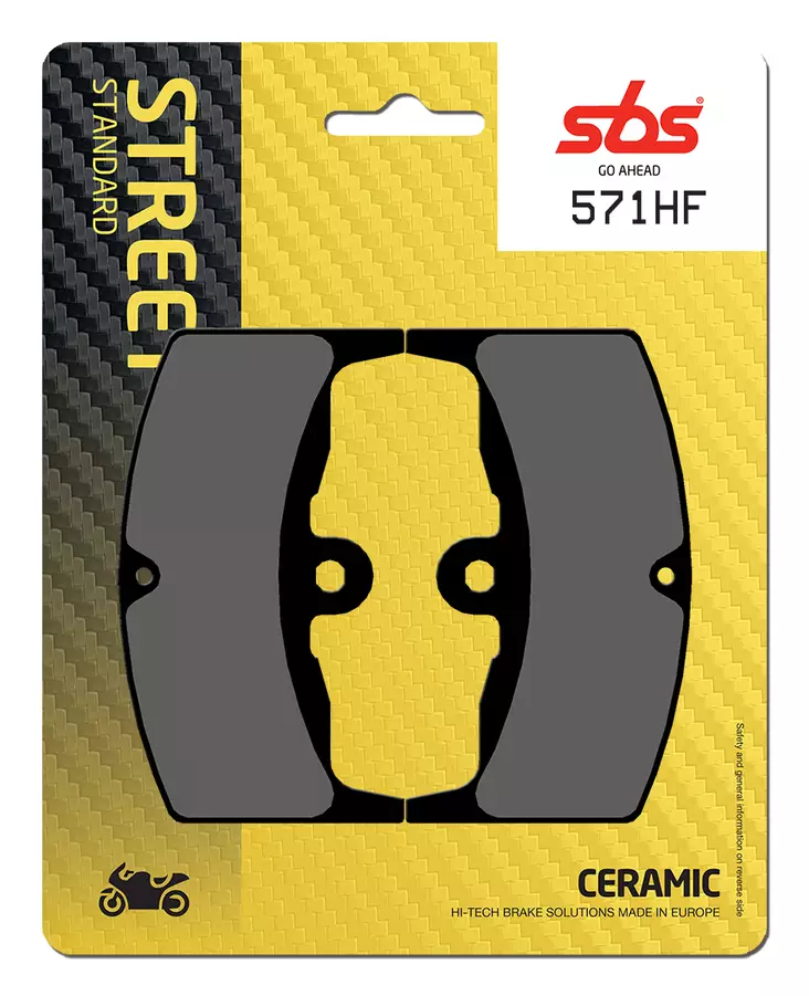 Sbs Bromsklossats Ceramic - Bromsbelägg - D106809 - 0