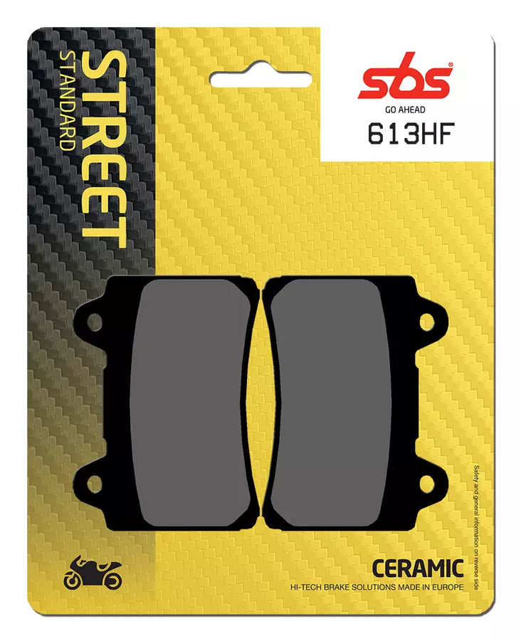Sbs Bromsklossats Ceramic - Bromsbelägg - D106859 - 0