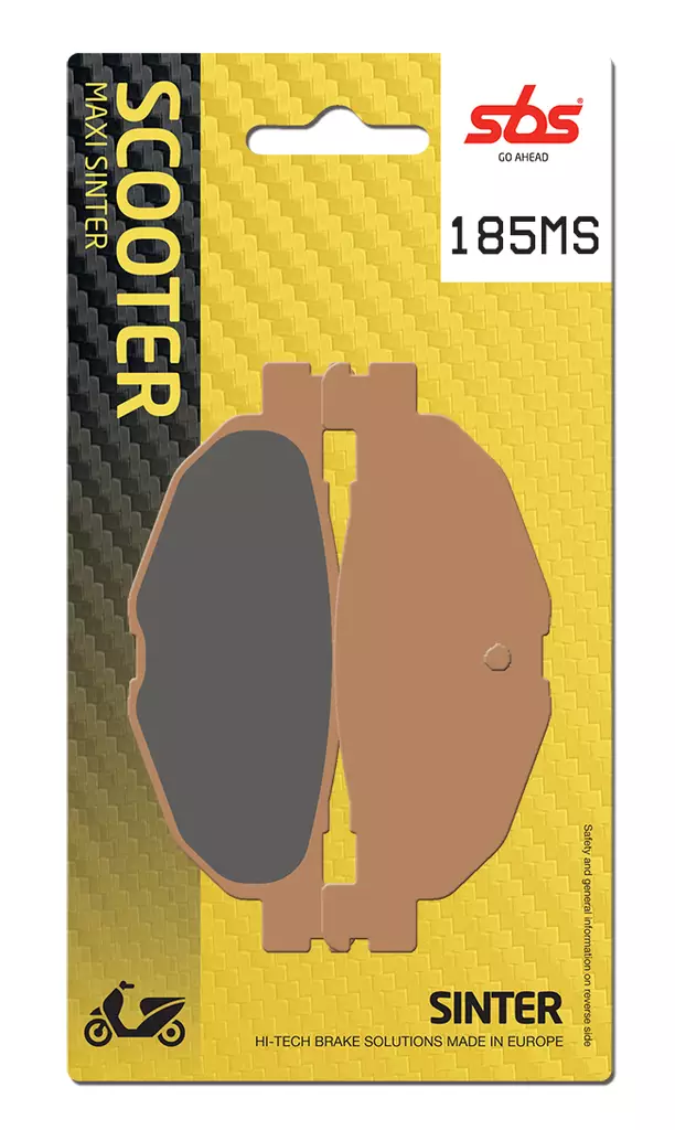 Sbs Bromsklossats Maxi Sinter - Bromsbelägg - D106639 - 1