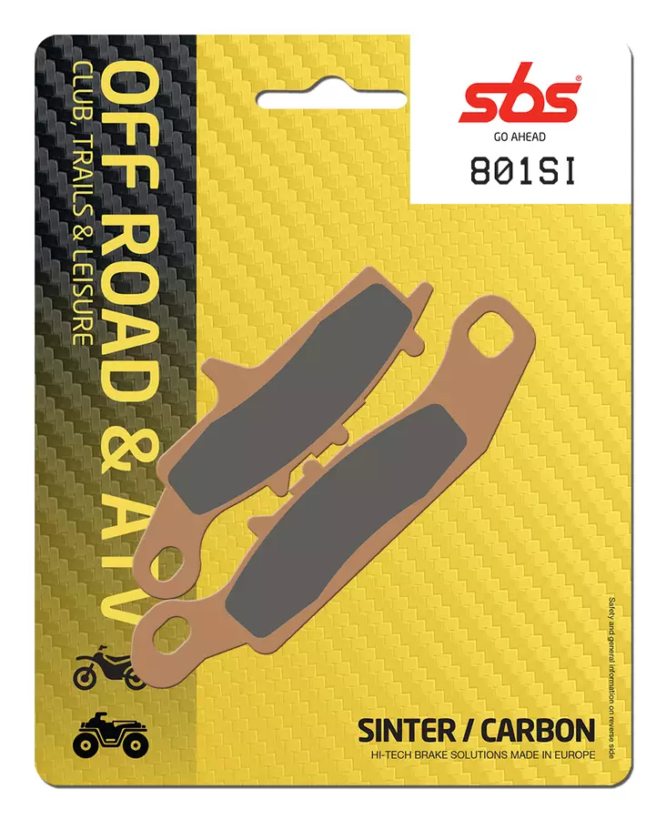 Sbs Bromsklossats Sintered Offroad - Bromsbelägg - D107059 - 0