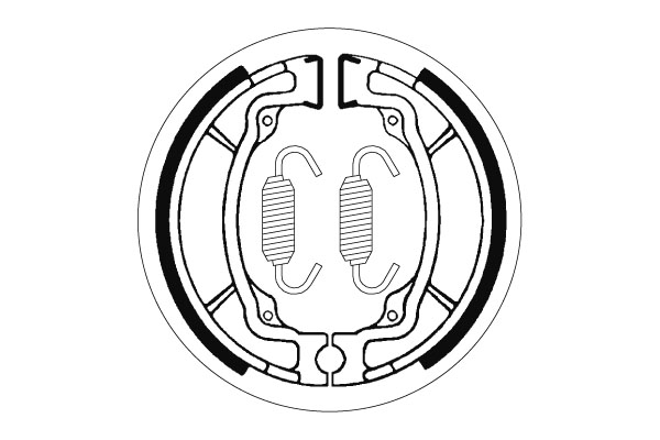 Sbs Bromssko PV50 - Bromsbackar - D106659 - 1