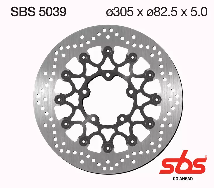Sbs bromsskiva Standard - Bromsskivor - D131139 - 1