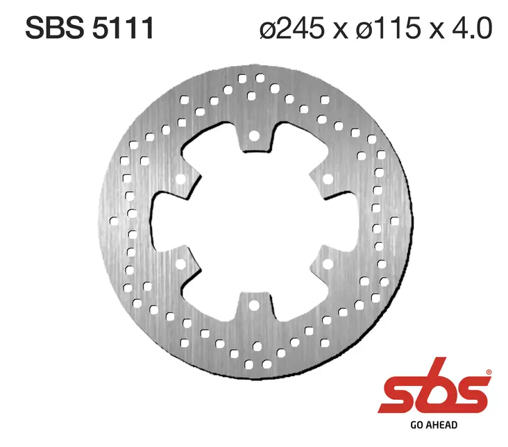 Sbs bromsskiva Standard - Bromsskivor - D131209 - 1