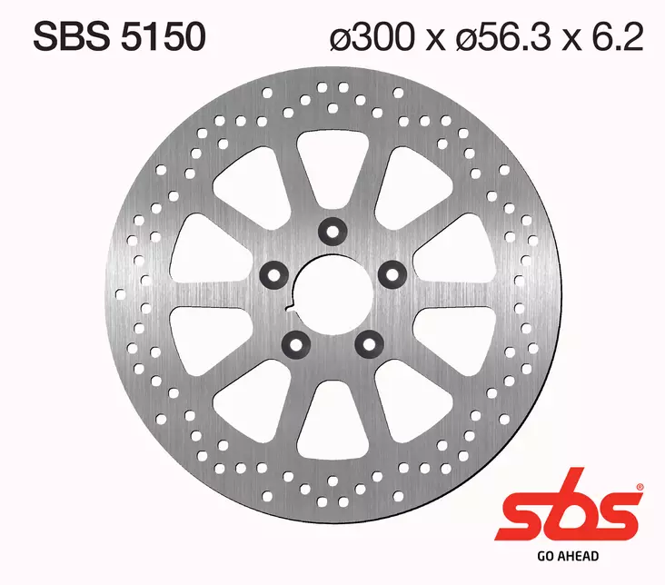 Sbs bromsskiva Standard - Bromsskivor - D131239 - 1