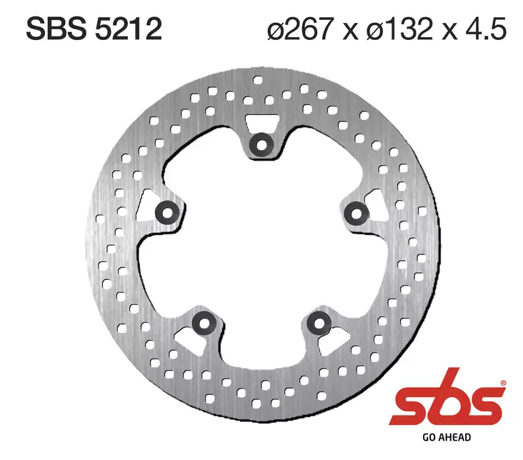 Sbs bromsskiva Standard - Bromsskivor - D131289 - 1