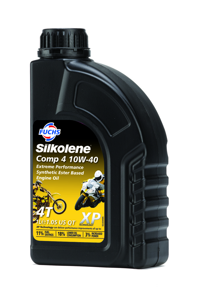 Silkolene Comp 4 10W-40 XP 1L (10) - Motorcykeloljor 4T - D152839 - 1