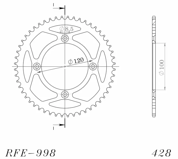 Supersprox Bakdrev Stål 998.49 - Bakdrev - D111639 - 1