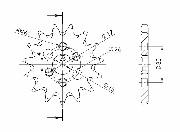 Supersprox / JT Framdrev 252.14 - Framdrev - D6639 - 1