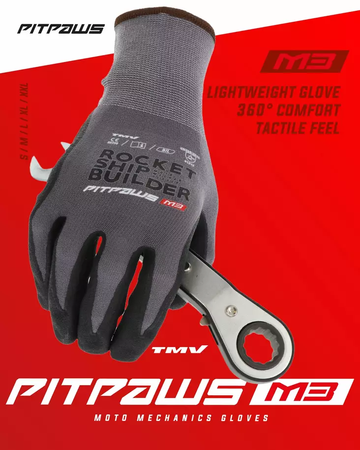 TMV Pitpaws gloves Black "Rocket ship bu - Tillbehör oljor - D434269 - 1