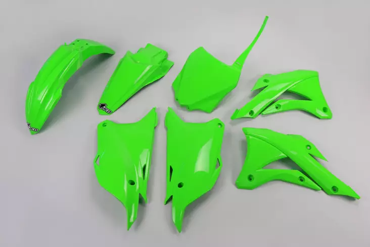 UFO Plastkit 5-delar Grön KX85 OEM 2021 - Plastkit - D366769 - 1
