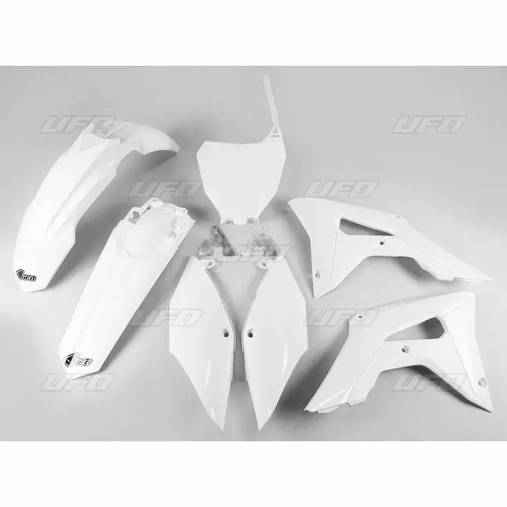 UFO Plastkit 5-delar Vit 041 CRF250R 18- - Plastkit - D103439 - 1