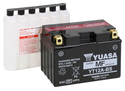 Yuasa Batteri YT12A-BS (CP) Inkl syra (6 - Batterier - D2659 - 1