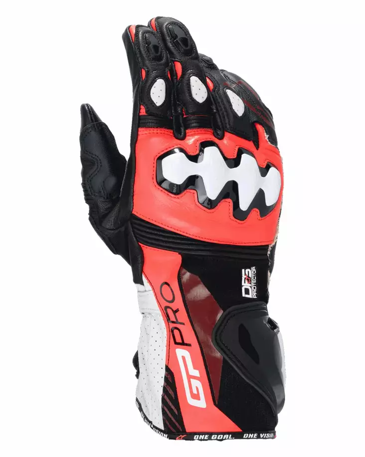 Alpinestars Handske GP Pro v4 Svart/Röd - MC Skinnhandskar  - D470039 - 1