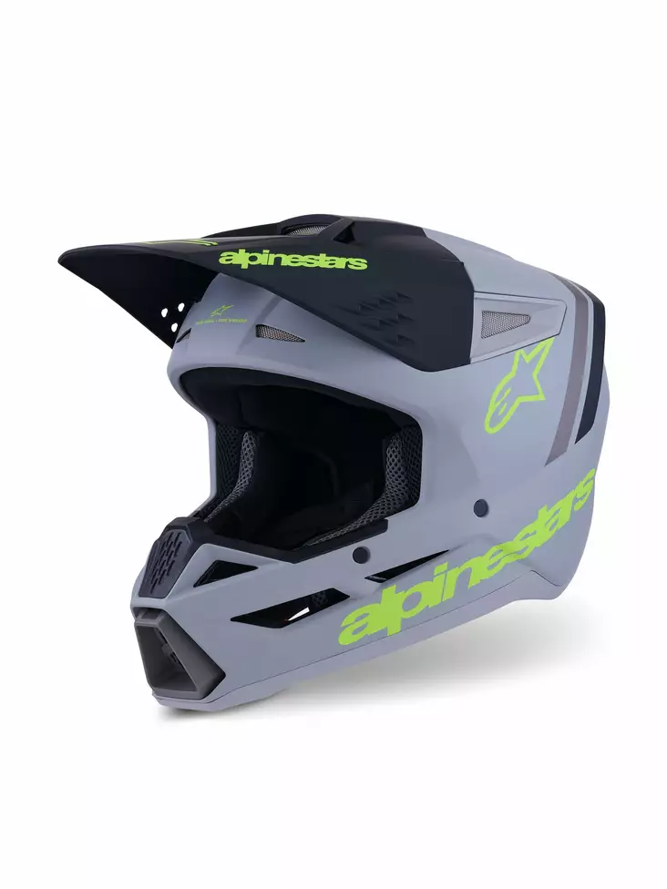 Alpinestars Hjälm S-M3 Radium Grå/Svart/ - Crosshjälmar - D494039 - 1