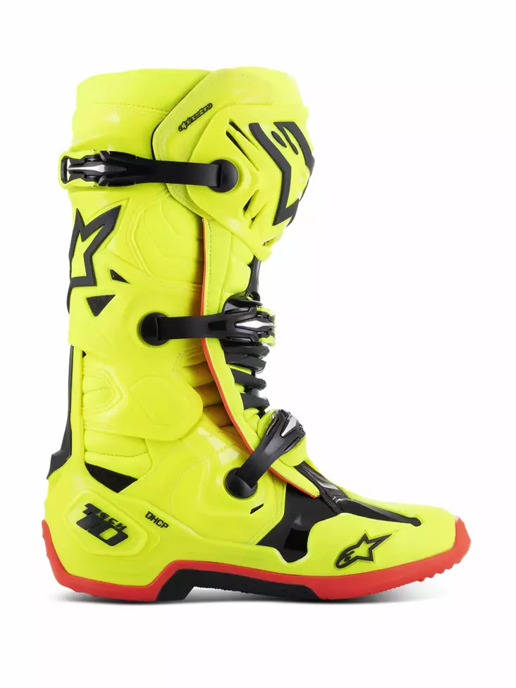Alpinestars Stövel Tech 10 Fluo Gul/Svar - Crosstövlar - D518729 - 1