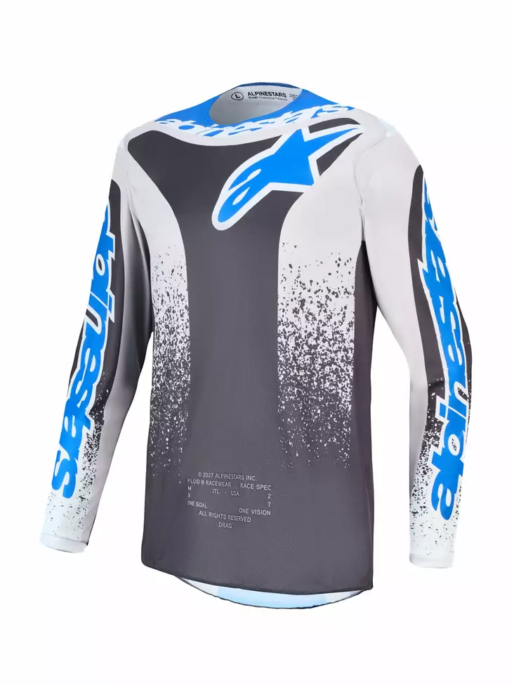 Alpinestars Tröja Fluid Drag Grå/Lilac/U - Crosströjor - D521549 - 1