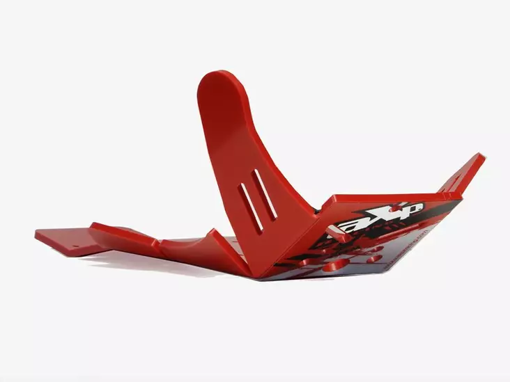 AXP Xtrem HDPE Skid Plate Red Gas-Gas MC - Hasplåtar - D442309 - 1