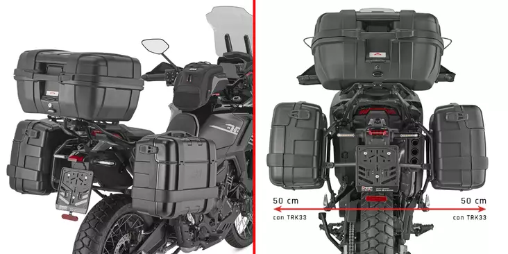 Givi Tub.Pann.Holder Zontes 703F 2025 - Monteringsatser & Pakethållare - D528219 - 1