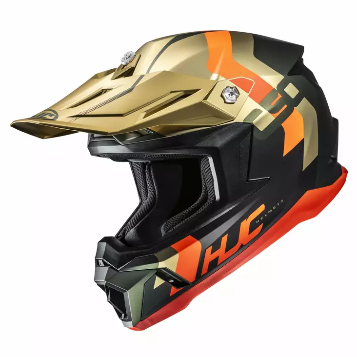 HJC Helmet C50 Primal Guld/Orange MC6HSF - Crosshjälmar - D509049 - 1