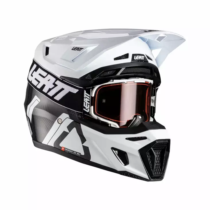 Leatt Hjälm+Goggles Moto 9.5 Carbon/Vit - Crosshjälmar - D502909 - 1