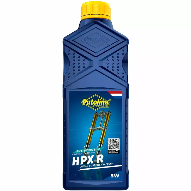 Putoline Fork Oil HPX R 5W- 1L (12) - Gaffeloljor - D526769 - 1