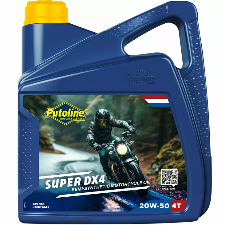 Putoline Super DX4 20W-50- 4L (4) - Motorcykeloljor 4T - D526739 - 1
