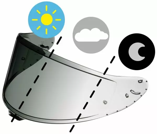 Shoei Visir CWR-F2PN Photochromic - MC Hjälmar - 88589 - 1
